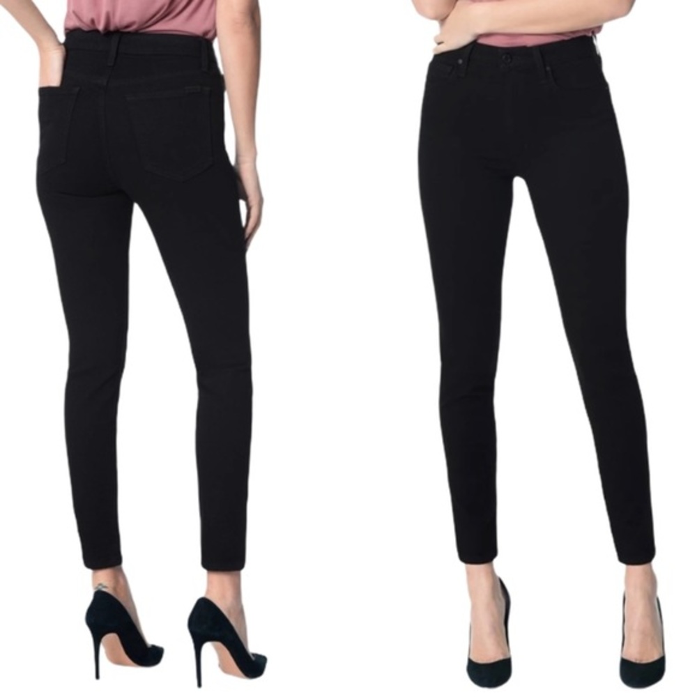 JOE’S JEANS Flawless Charlie Skinny High Rise Skinny Regan Black Jeans Size 24